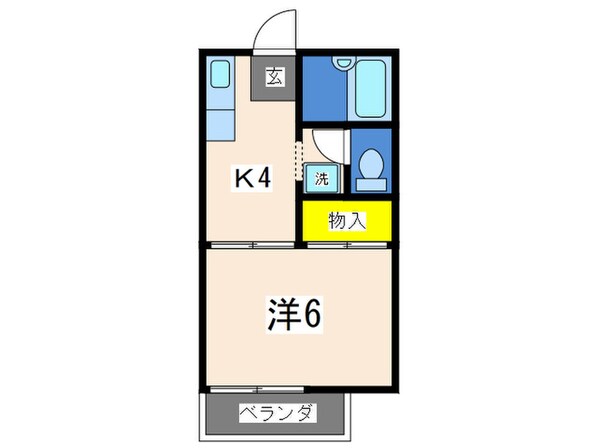 第３カネヨシハイツの物件間取画像